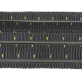 Upward cleat sidewall skirt rubber conveyor belt